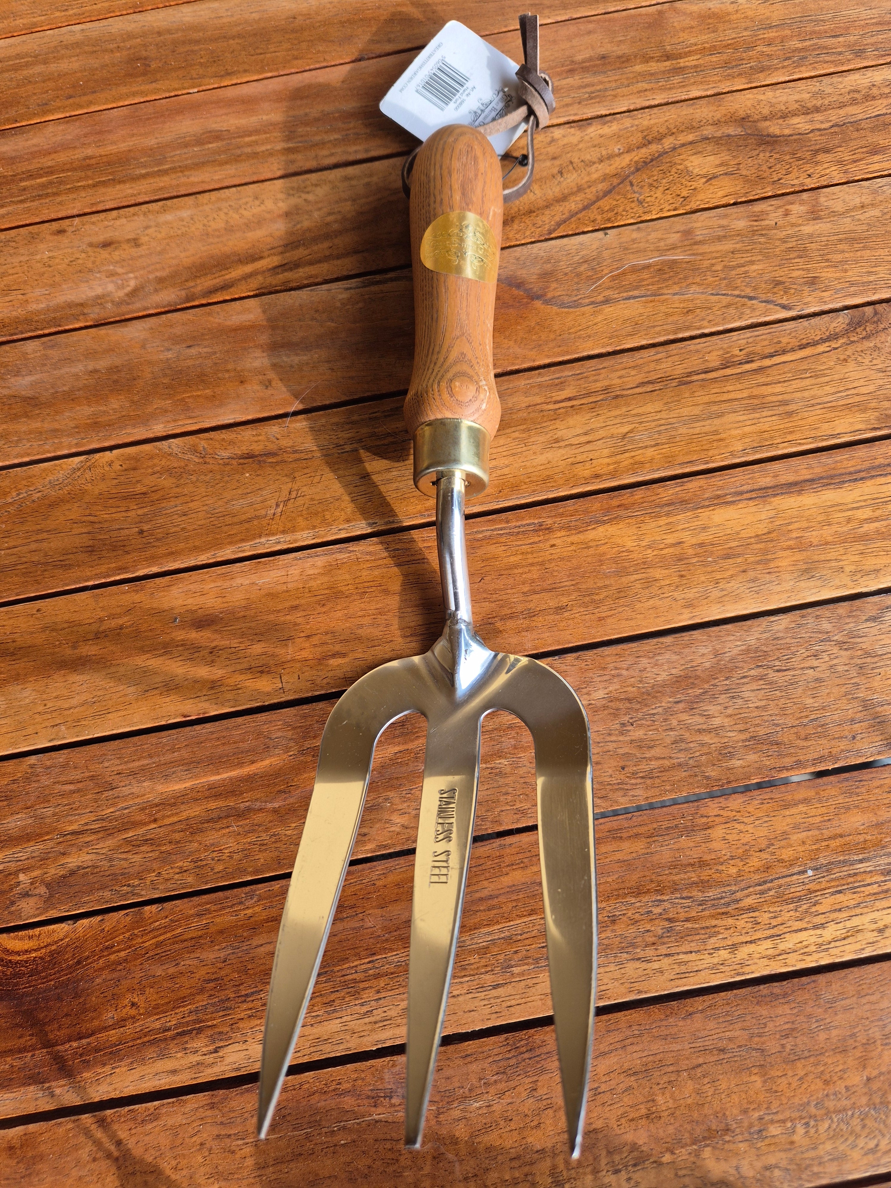 Stainless steel garden fork